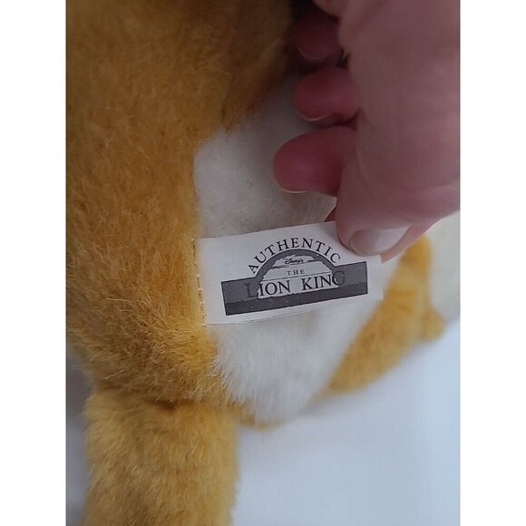 Vintage 1993 Disney The Lion King Simba Hand Puppet Plush Does NOT make noise - Picture 9 of 10